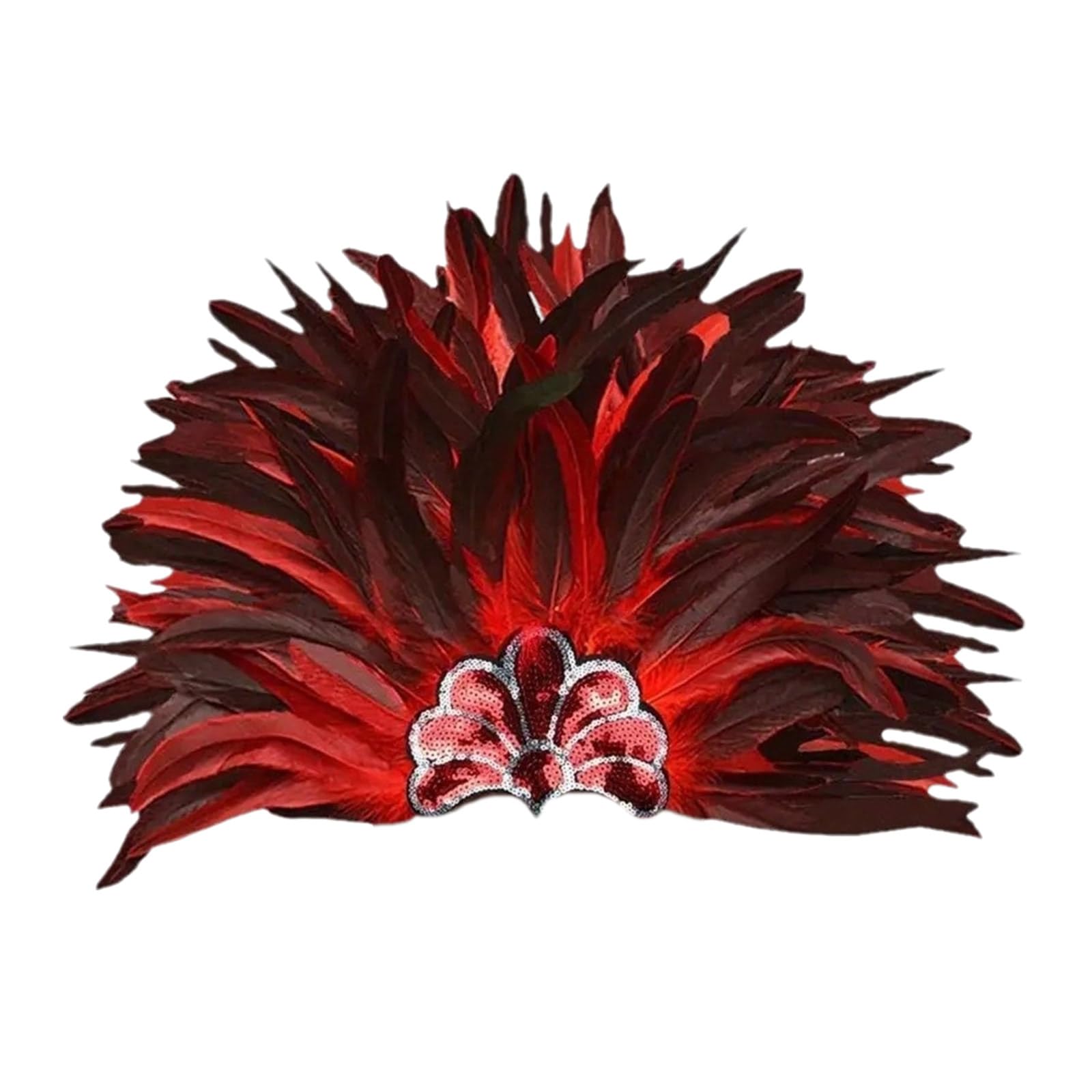 LLHCF Exaggerated Feathered Headband Cosplay Costume Headwear For Showgirl Dressingup Accessories And Stage Performances
