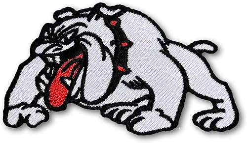 PatchDeeDee Pitbull Bulldog Pet Fierce Dog Love - Parche bordado para coser y coser con apliques bordados para jeans, chaquetas, lindas manualidades