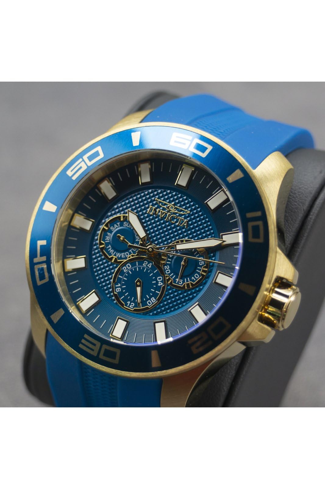 Invicta Mens Pro Diver Quartz Watch, Blue, 28002