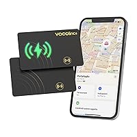 VOCOlinc Ricaricabile Wallet Tracker Thin 1.6mm, Smart Air Tag Card Compatibile con