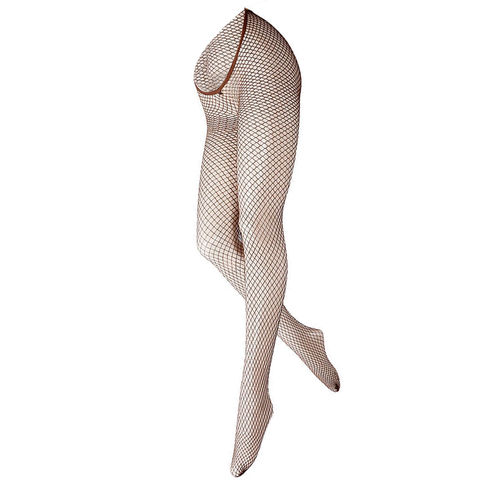 Sxett Unisex Dark Brown V Cut Low Waist Stockings Carnivals Glittering Metallic Tights For Women Nightclub Party Mesh Pantyhose Hosiery Tights Stockings