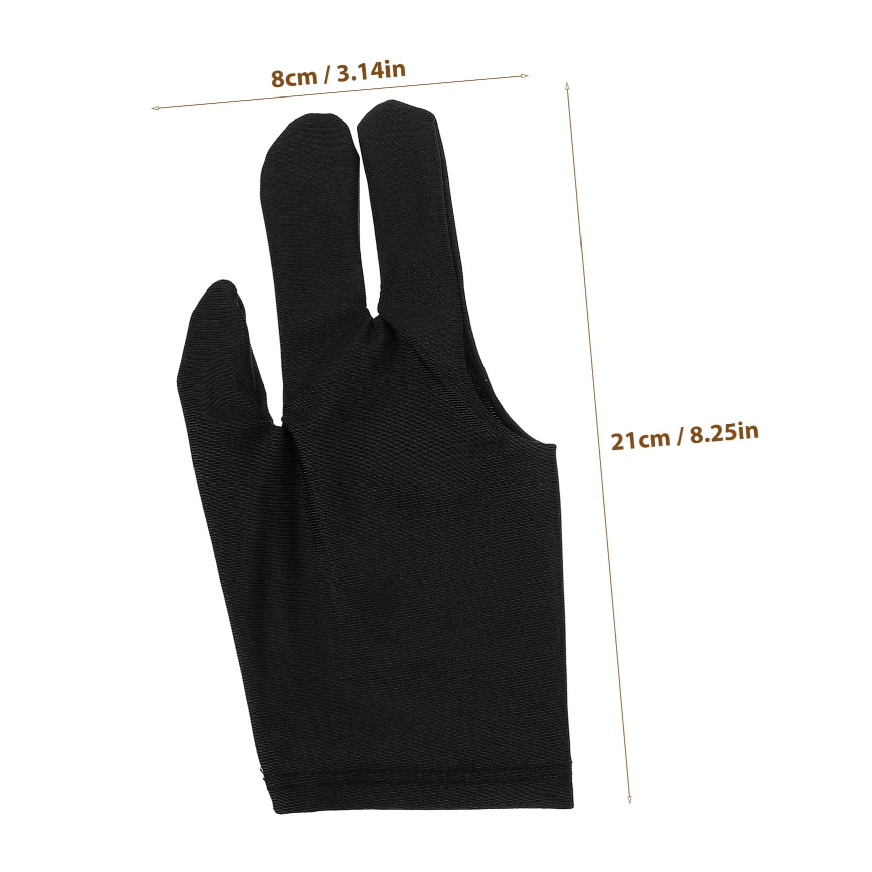 KICHOUSE Billiards Gloves 4 Pack Snooker Pool Cue Gloves Elastic Comfortable Breathable Mesh