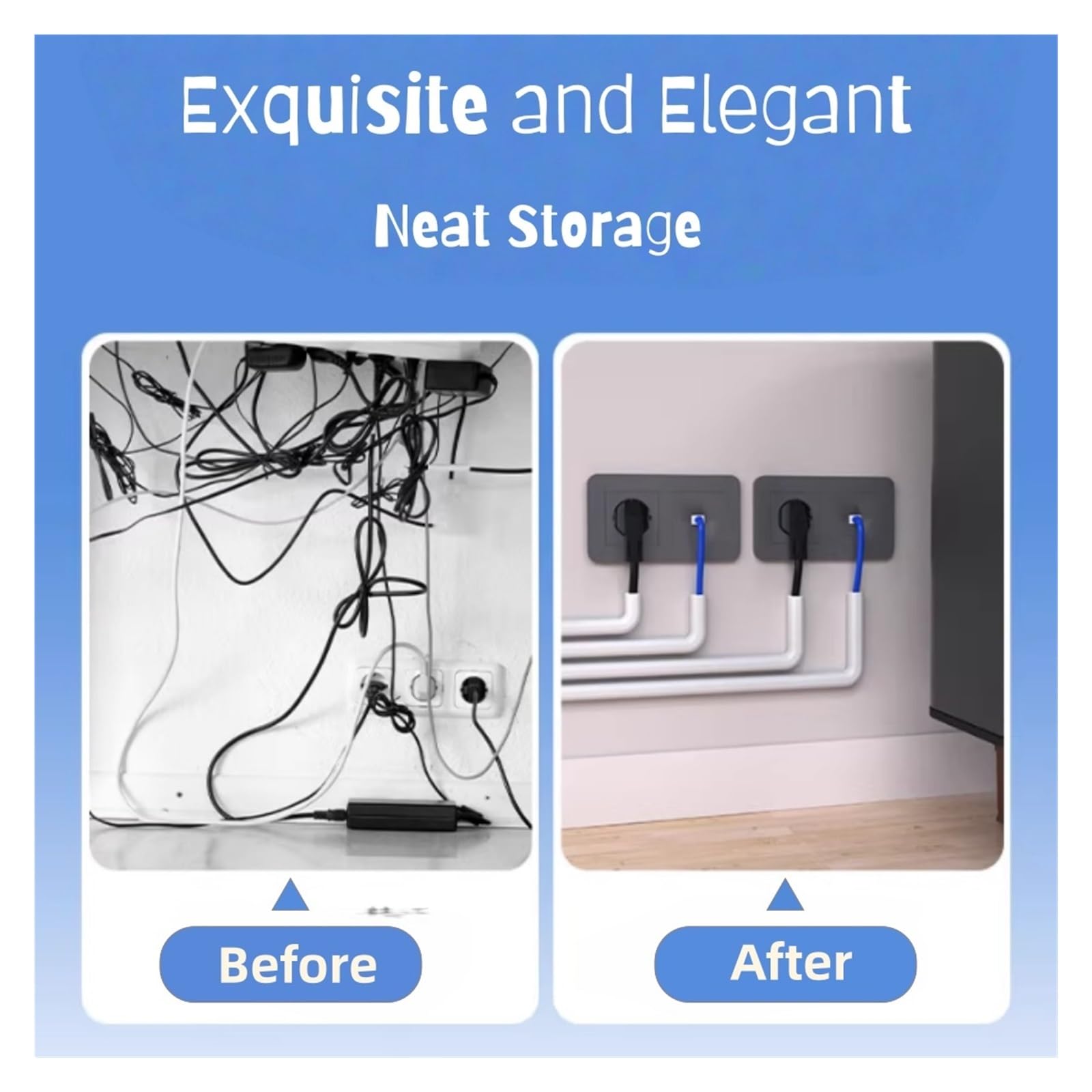 Ocultador de cables pintable for pared TV