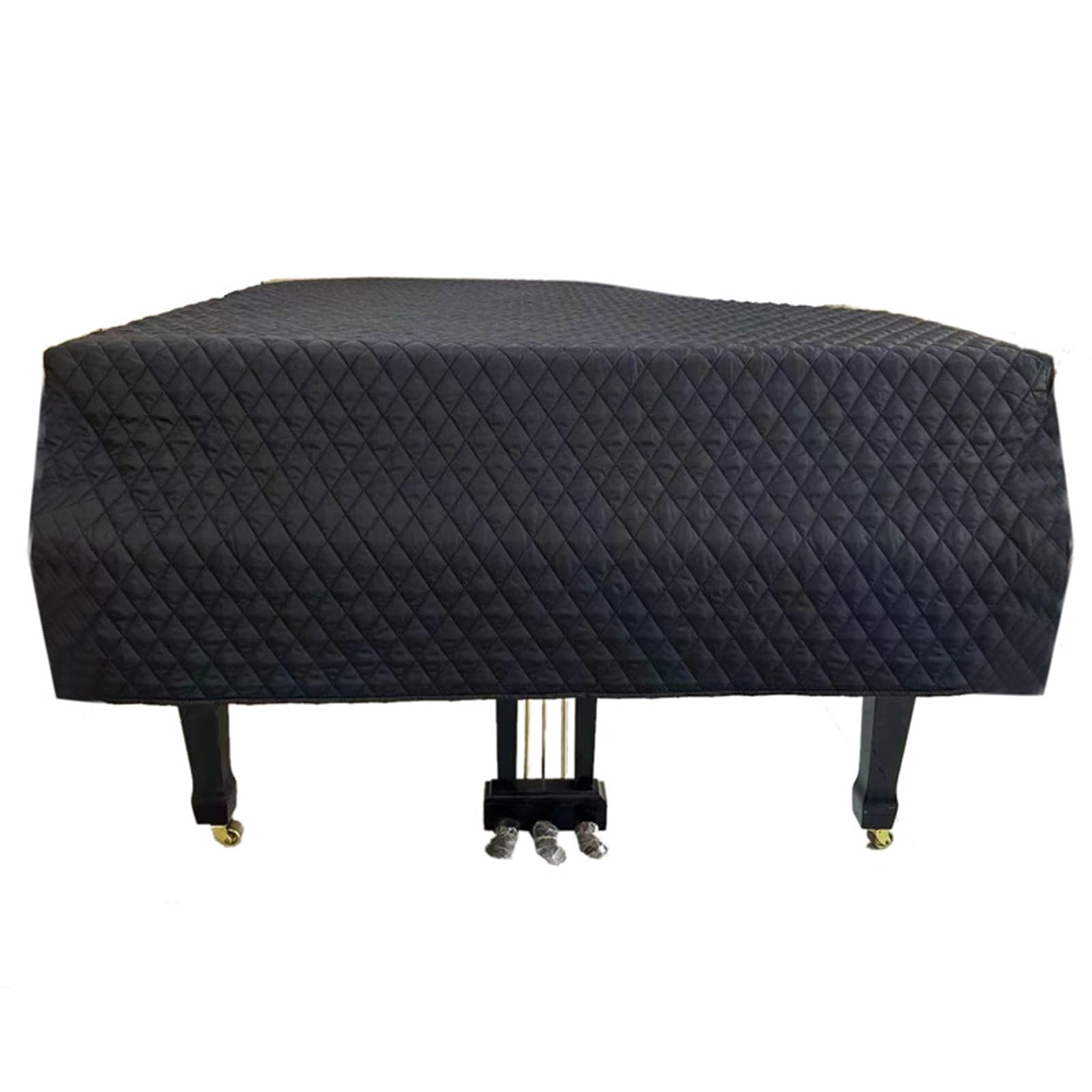 Copertura antipolvere per pianoforte verticale, Copertura for pianoforte verticale - Protezione solare nera 160-220 cm(220cm)