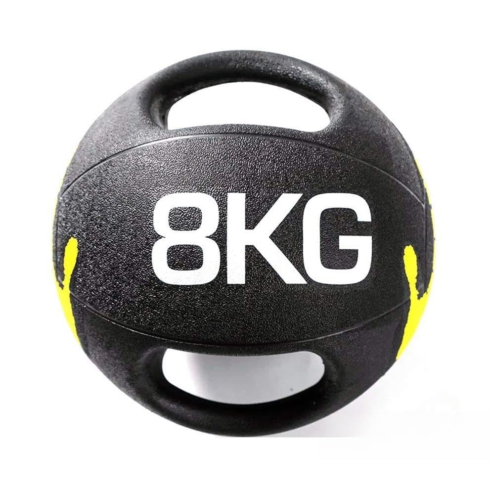 Medizinbälle Binaural Medizinball, Gummi Fitness Training Festball, Startseite Männliche Und Weibliche Core Training Wurftraining, 3KG/4KG/5KG/6KG/7KG/8KG/9KG/10KG (Size : 8kg/17.6lb)
