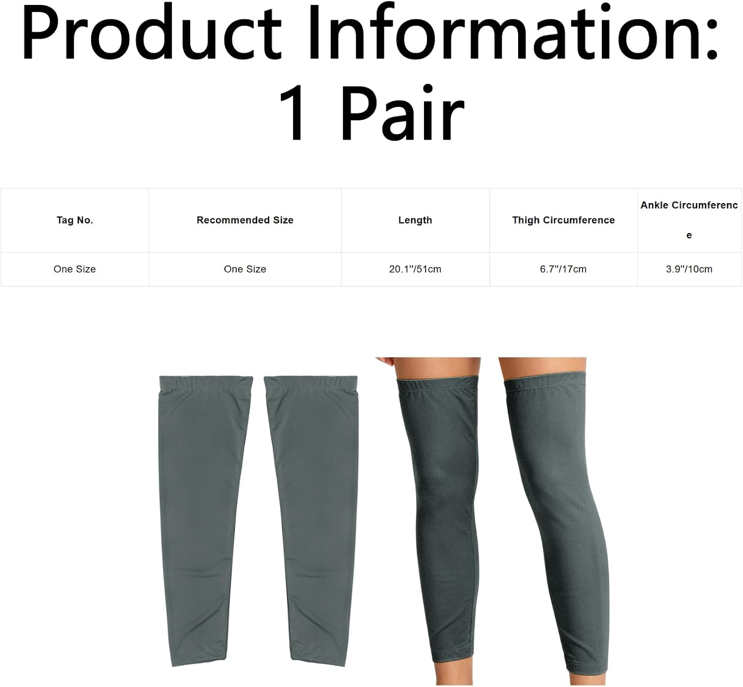 Kaerm 1 Pair Leg Sleeve for Men Women Arthritis Cycling Sport Workout Cover Basketball Gear Calf Guard