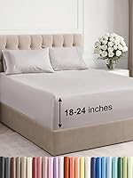 Vista 172 de Extra Deep Pocket Split King Sheets - 5 Piece Breathable & Cooling Bed Sheets - Hotel Luxury Bed Sheet Set - Soft, Wrinkle Free & Comfy - Easily