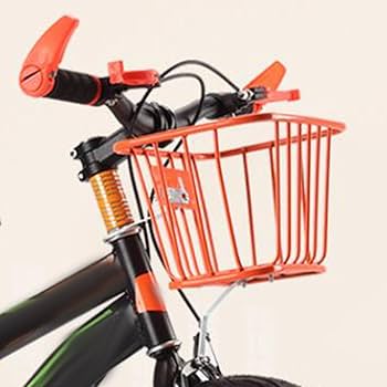 オレンジ 4輪自転車 バスケット付き オレンジ 4輪自転車 バスケット付き オレンジ 4輪自転車