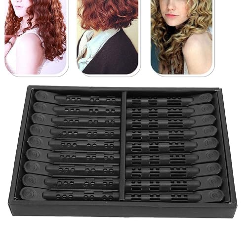 Miniatura 8 de Juego de varillas permanentes para el cabello, 18 piezas de varillas de frío profesionales, rodillo de pelo permanente para el hogar, rizador de