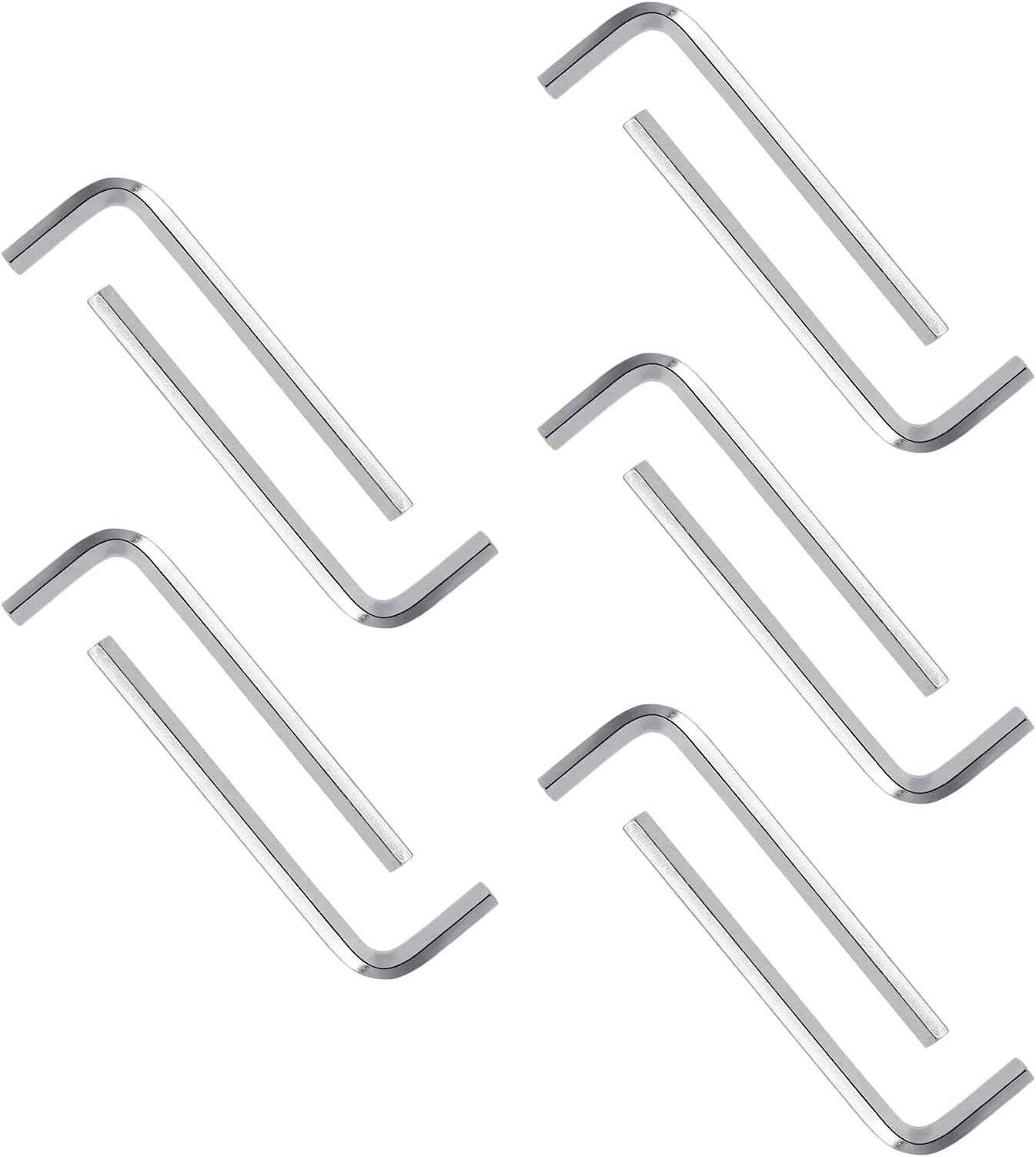 Bivethoi10 PCS 5mm Allen L-Shaped Hex Key, Metric Small Allen Key Hexagon Tool Set, Hex Spanner Replacement Hexagon Head Repairing Tool