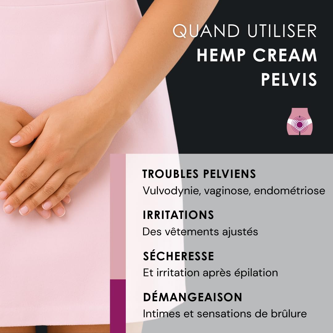 EU4PELVIS Creme Intime Femme Anti Demangeaison pour Mycose Vaginose, Vaginose Bactérienne, Sécheresse Vaginale, Creme Apaisante Intime Naturelle, Soin Intime Femme Quotidien, 50ml