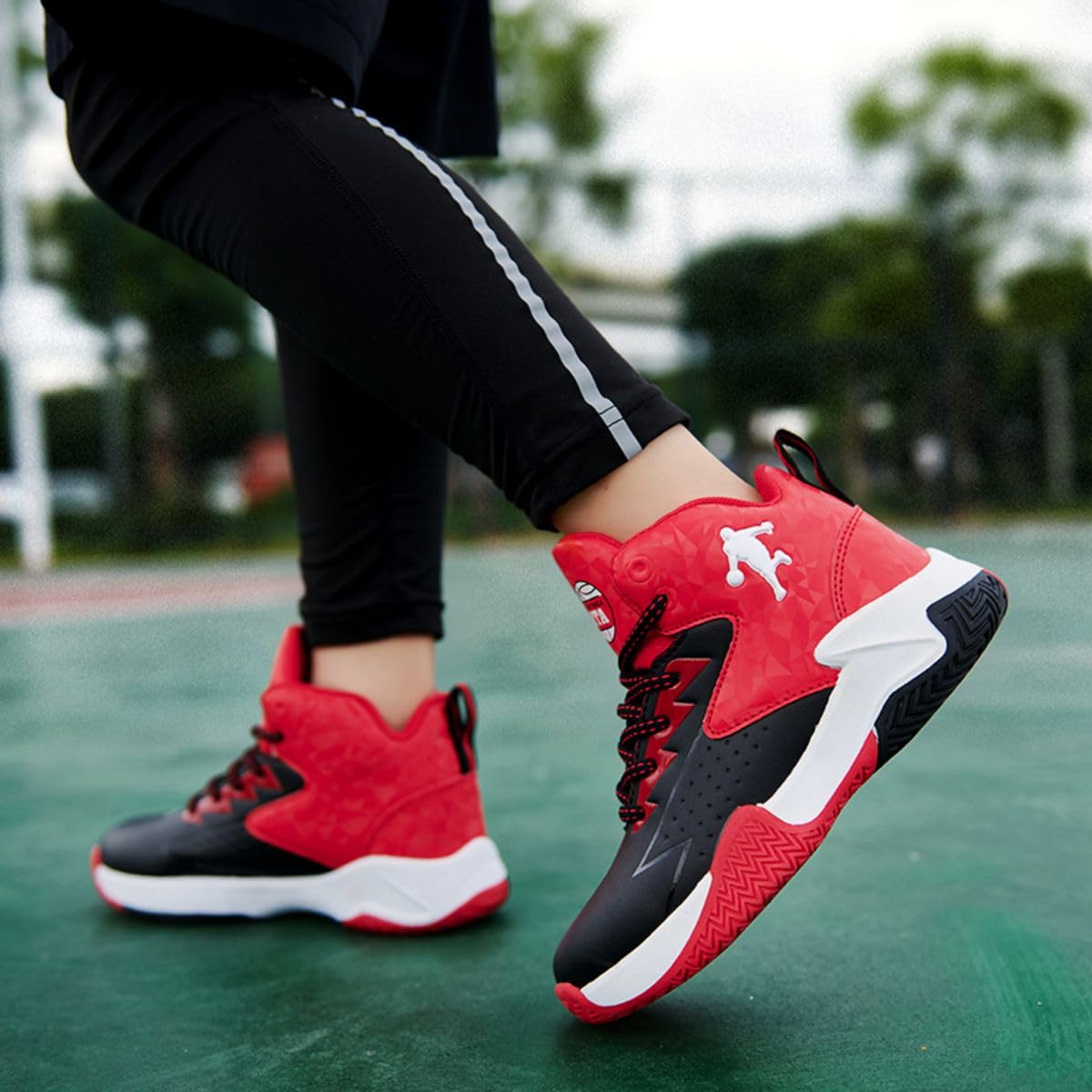Kinder-Basketball-Schuhe Jungen-Basketball-Schuh Mädchen-Basketball-Trainer Kinder-Sportschuhe Sport-Laufschuhe