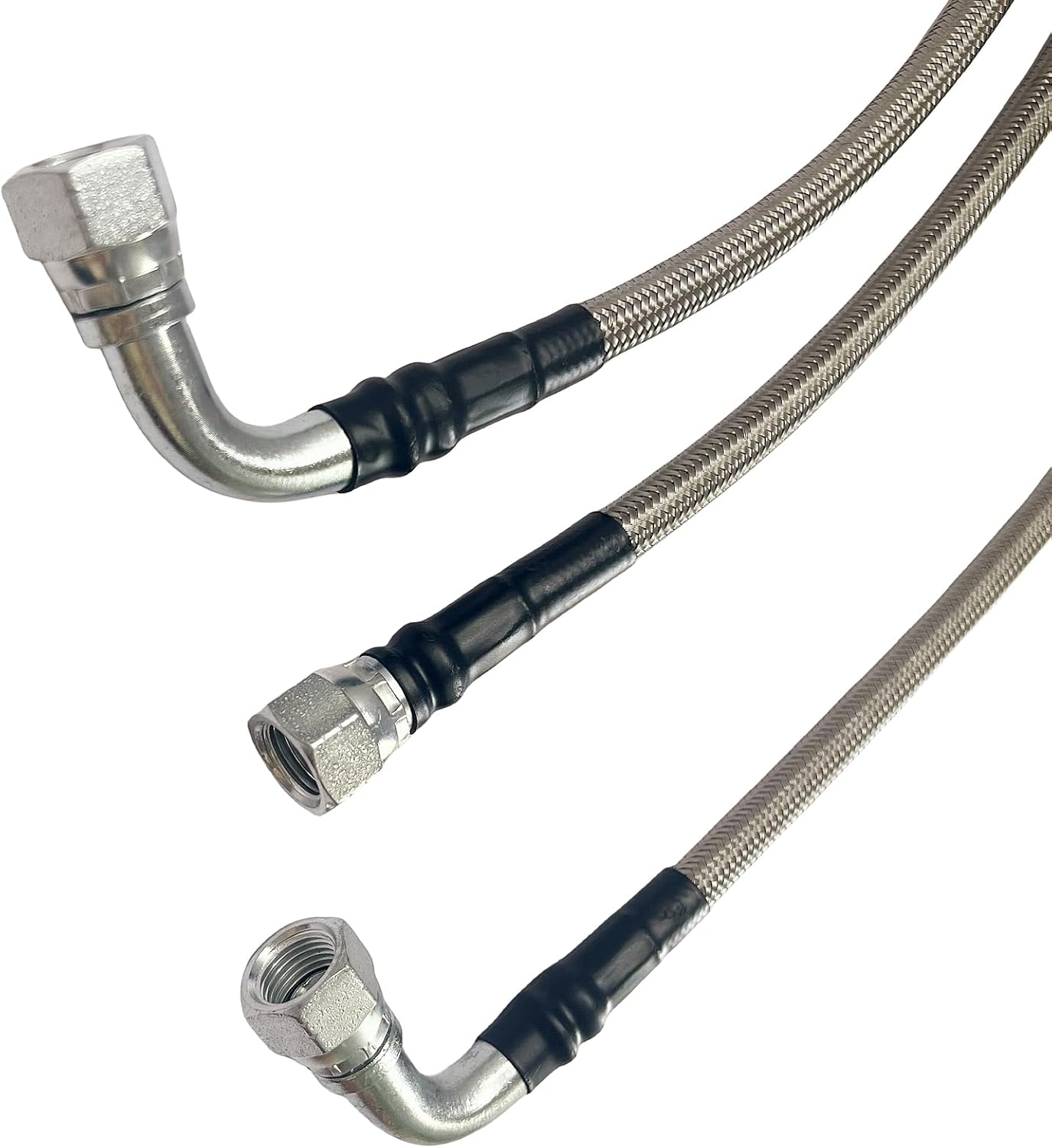 Generic 47RE Transmission Cooler Lines Kit Heavy Duty Hose Compatible with 1996-2002 Dodge Ram 2500 3500 Cummins 5.9L