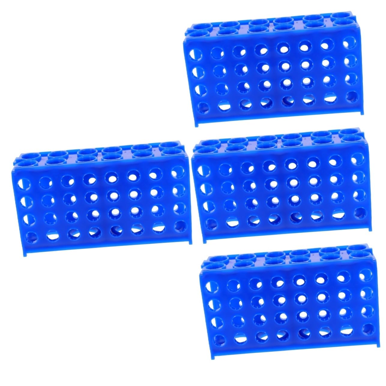 SOLUSTRE 4stücke Test Tubes Halter Für Labor Mehrzweck Reagenzglas Rack Zur Sicheren Aufbewahrung Und Organisation Von Proben Stabiler Und Leicht Zu Reinigender Rohrhalter Für