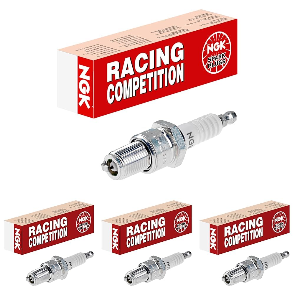 NGK Zündkerze B10EG, 3630 | Racing | 1 Stück (Packung mit 4)