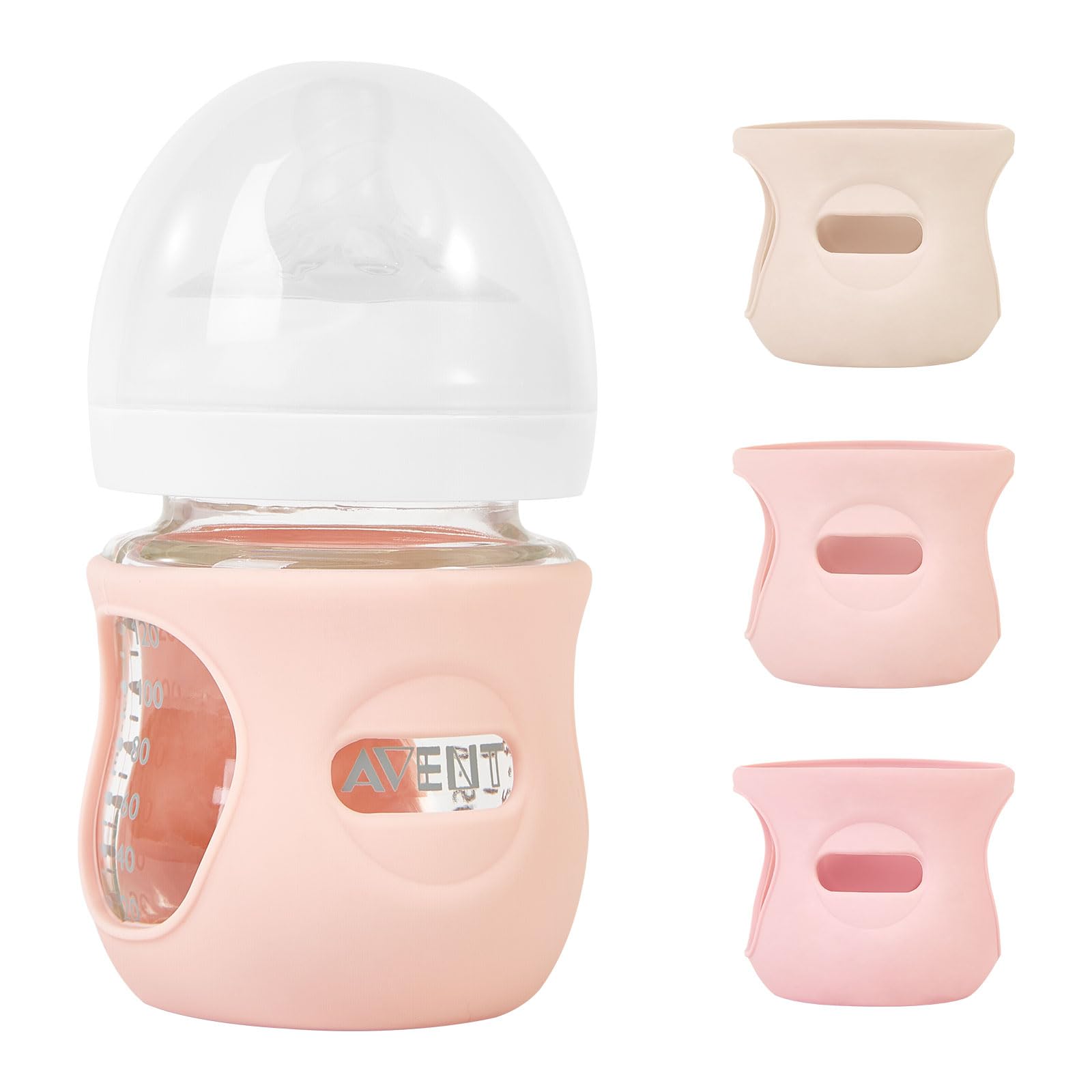 Silicone Sleeve Avent Natural Glass Bottles Oz Olababy Silicone