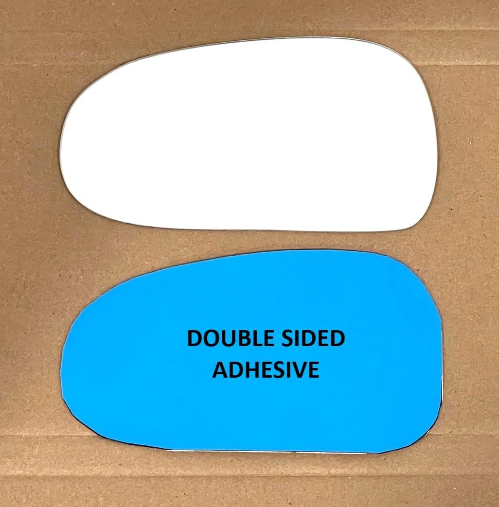 New Replacement Mirror Glass with FULL SIZE ADHESIVE for 2000-2006 AUDI TT QUATTRO Driver Side View Left LH