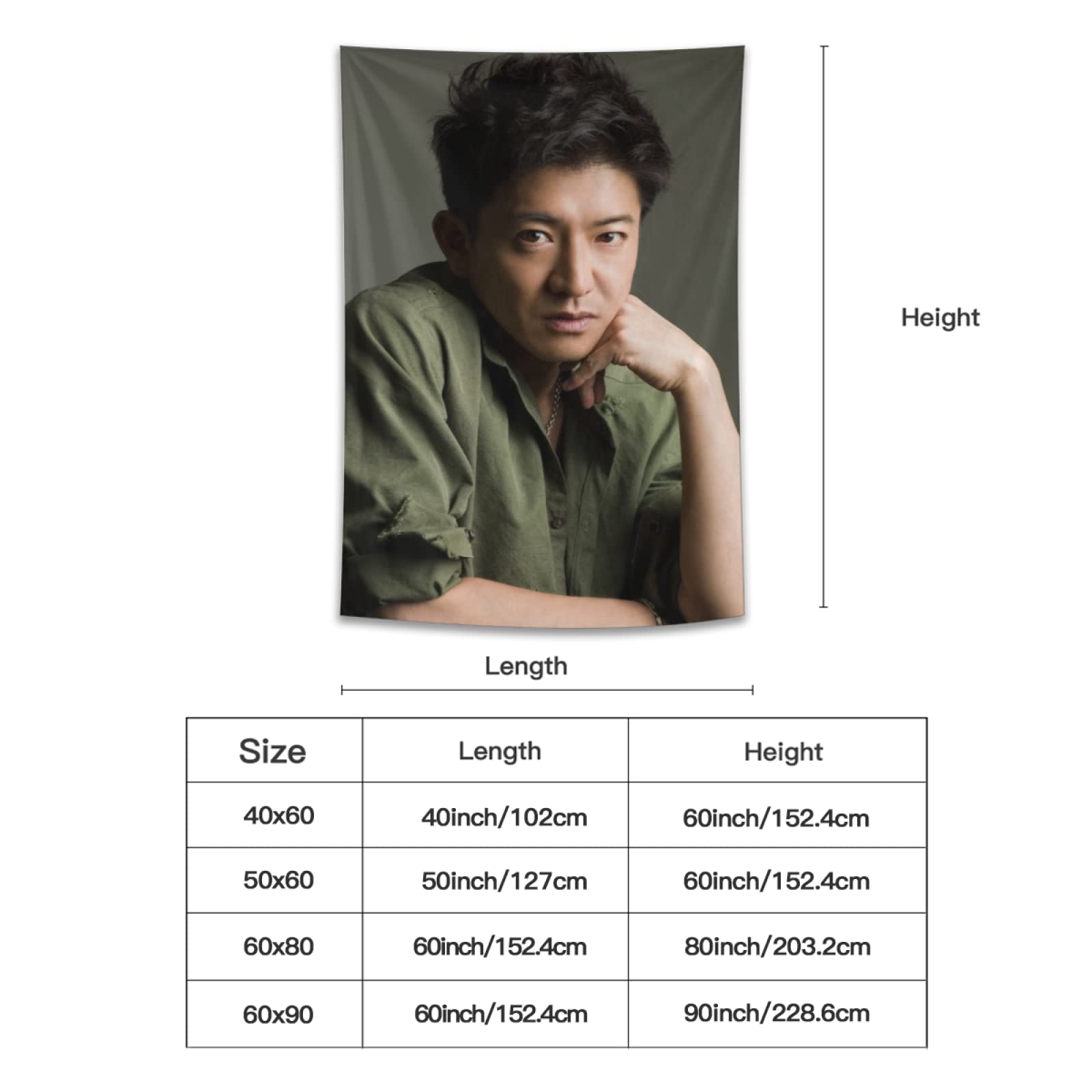 Amazon.co.jp: 2022新しい タペストリー 木村拓哉／きむらたくや人気