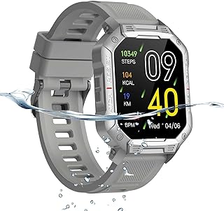 Richolyn Running Watch | 1.83in HD Full Smartwatch with Heart Rate, Sleep, Step Counter,IP67 Waterproof Smartwatch Fitness Tracker for Men Women