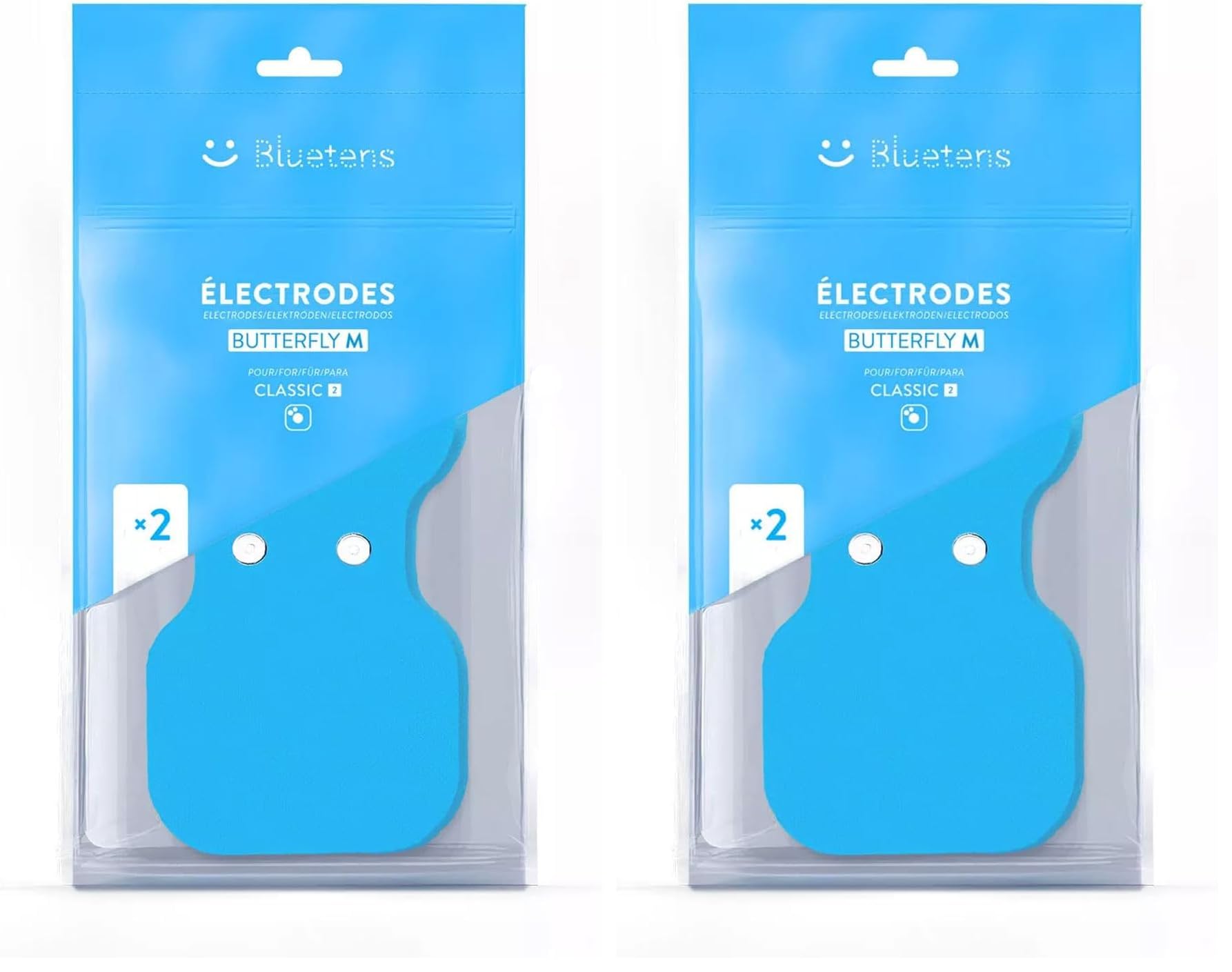 Bluetens Électrodes MG - Butterfly M (Lot de 2)