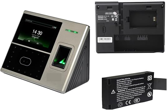 Biometric Fingerprint Time Clock Face Time Attendance Door Access Control Time Clock Time Recorder System for Small Businesses(Basic)