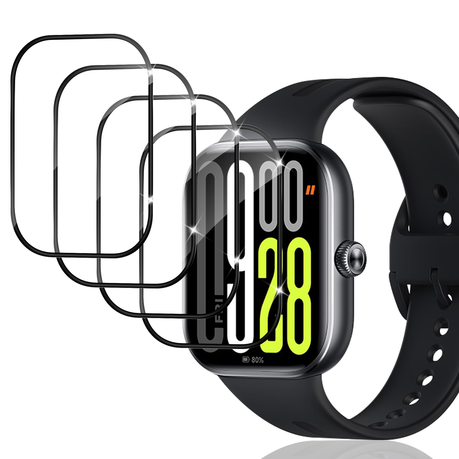 Yenwen Schutzfolie für Apple Watch Ultra 3 49mm für Panzergl