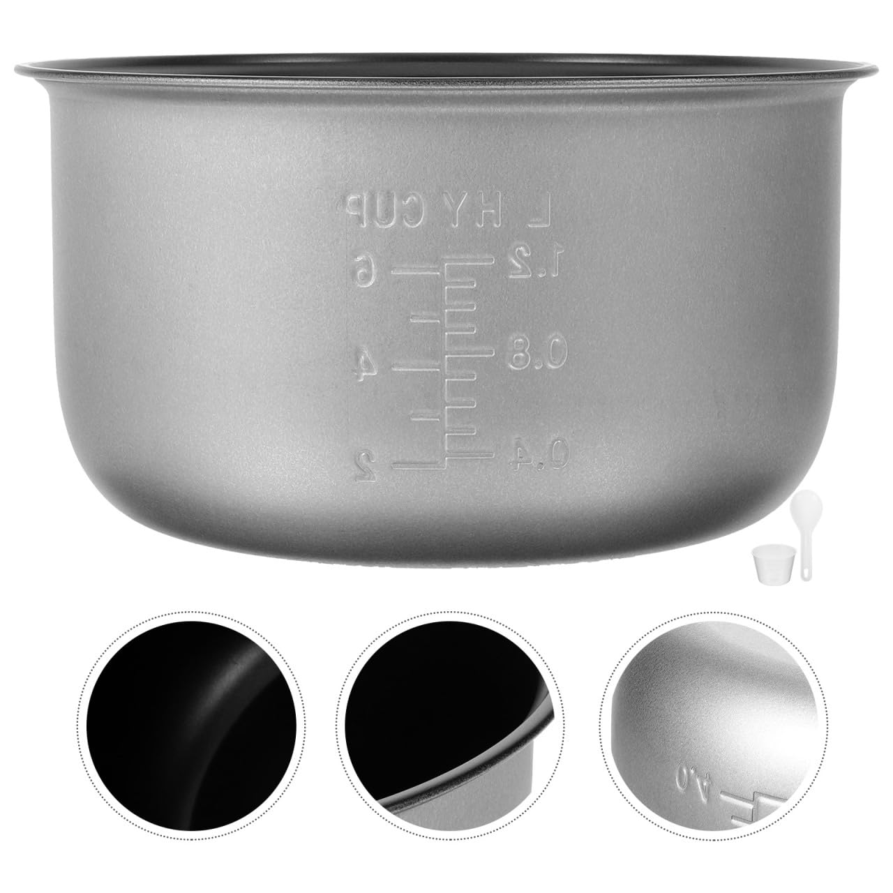 Operitacx Pot Intérieur Honeycomb 3L Pour Cuiseur À Riz Remplacement Doublure Antiadhésive Accessoires Cuisine Quotidienne