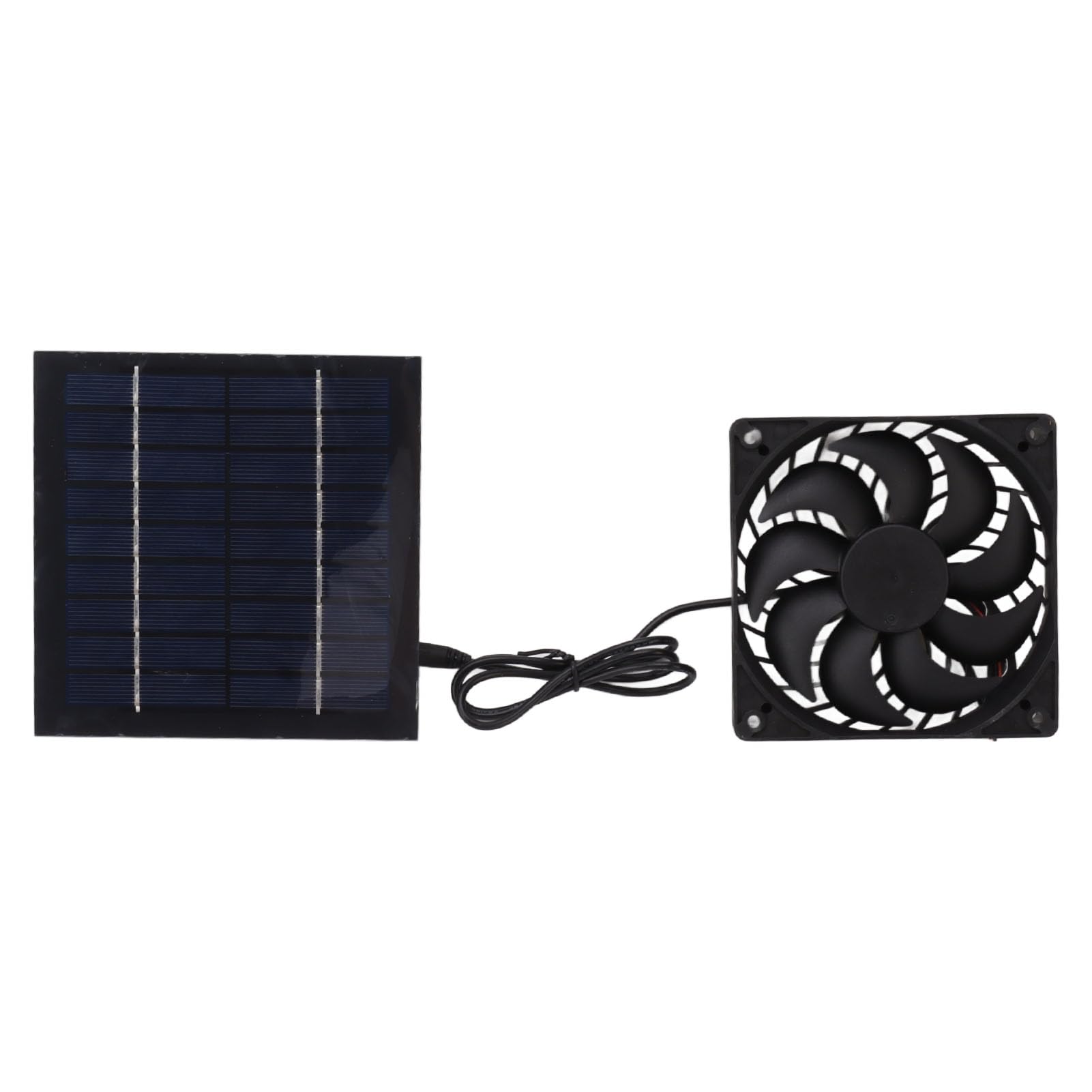 Small Greenhouse Exhaust Fan 15W Solar Powered Circulating Exsource