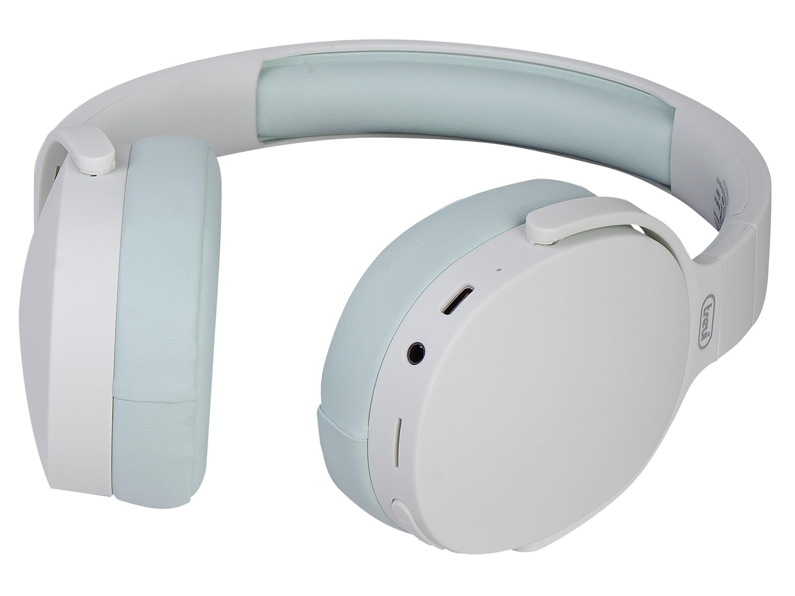 Trevi DJ 12E45 BT Cuffie Wireless con Microfono e Lettore MP3 Incorporati, Ingresso AUX-IN, con Archetto Pieghevole, Compatibili con Smartphone e PC, Autonomia 5-7 Ore, Ricarica in 1-2 Ore, Verde