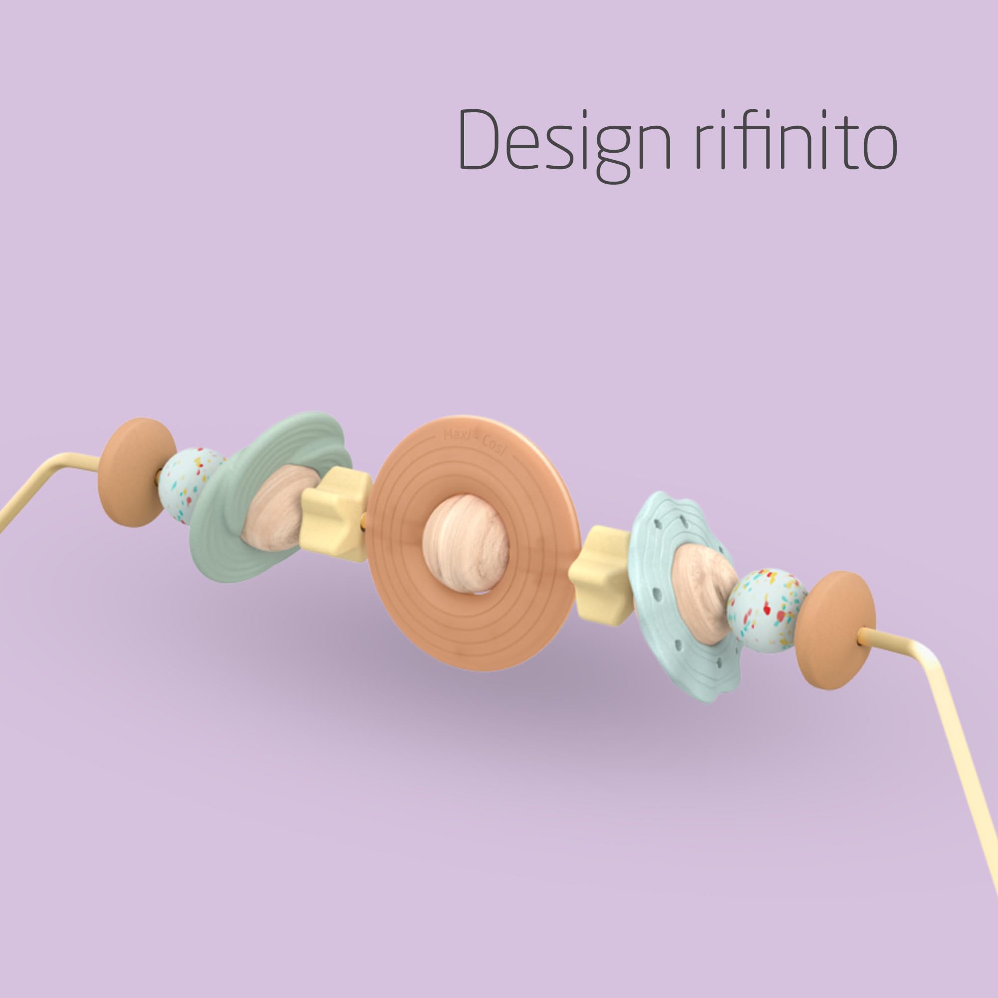 Maxi-Cosi Dove Arco Giochi Neonato, Arco Attività Bimbo per Sdraietta Neonati, Aggancio Facile, Giochi per Sdraietta, No BPA, Colori Naturali, Differenti Texture, Compatibile con Sdraietta Dove