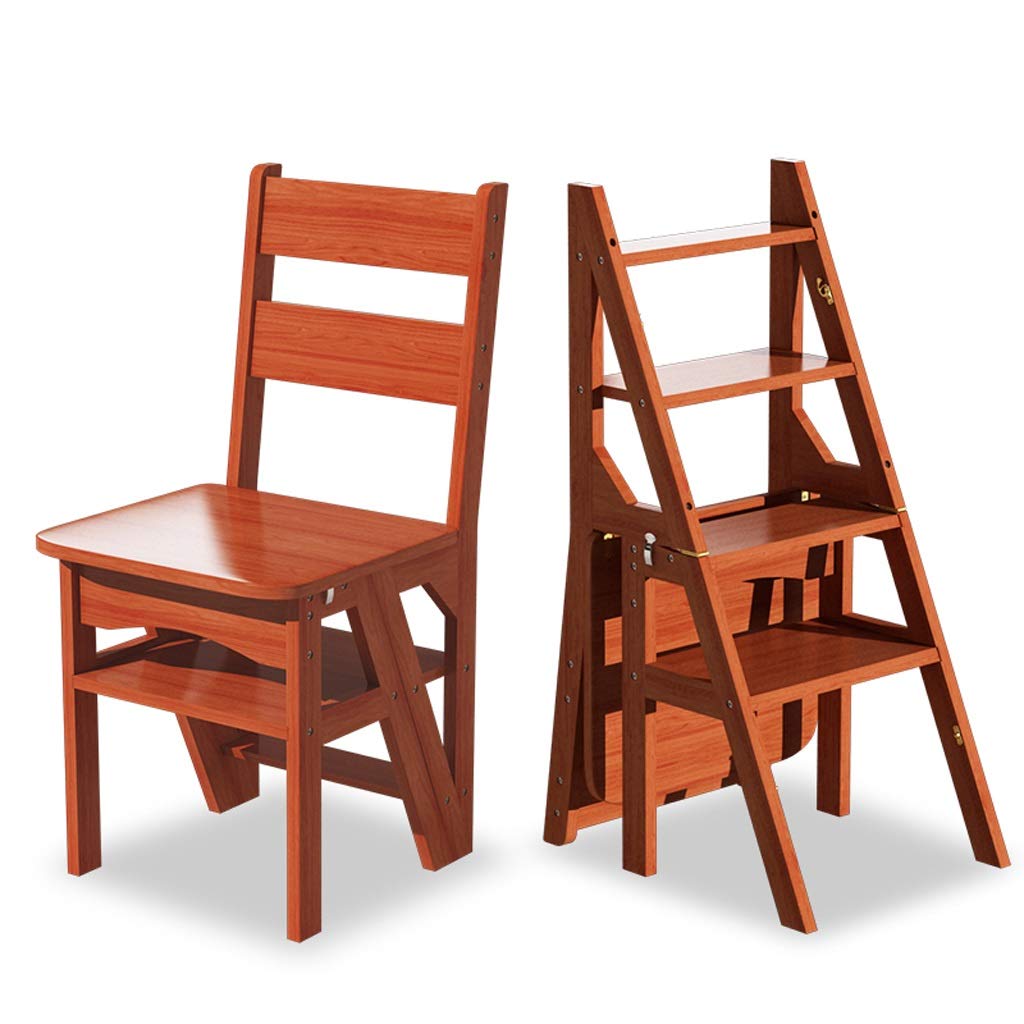 Buy MYS Step Chair/Step Stool/Ladder, Solid Wood MultiFunctional