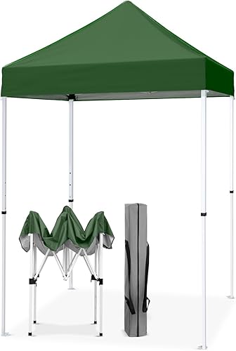 Miniatura 18 de EAGLE PEAK Tienda de campaña desplegable de 5 x 5, toldo instantáneo para exteriores, fácil de instalar, refugio plegable de pierna recta, azul