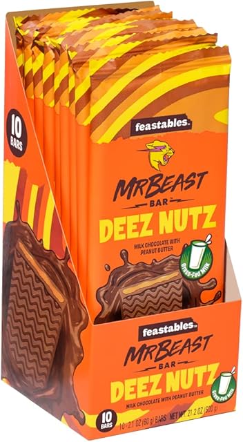 Feastables MrBeast tabliczka czekolady (Deez Nutz/ Peanut butter)