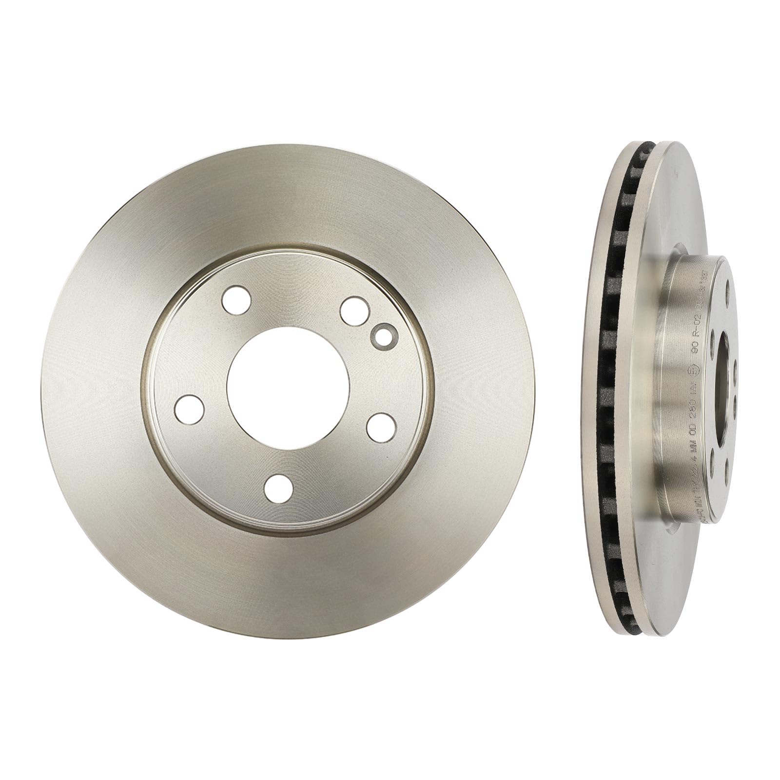 Frankberg Set di dischi freno incl. 2x Dischi Freno Anteriore Ventilato Diametro280mm Compatibile con B-Class W242 W246 Classe A W176 Replace# 2464210012,A2464210012