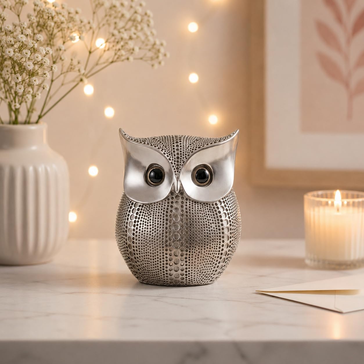 Lucky Owl Statues - Home Decor -10