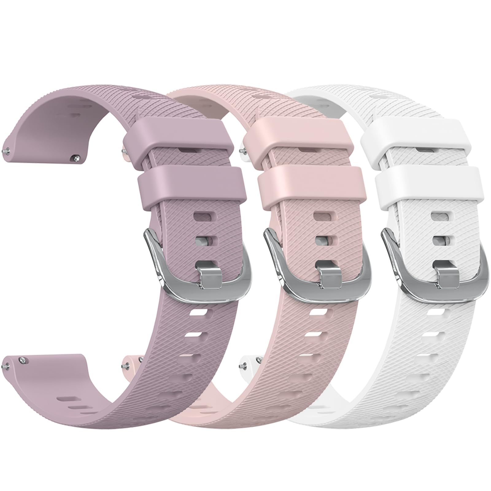 Wanme 3 Piezas Correas para Xiaomi Redmi Watch 5 Active/Redmi Watch 5 Lite para Mujer y Hombre, Correa de Reloj de Silicona Duradera, Pulseras de Repuesto Deportiva Impermeable