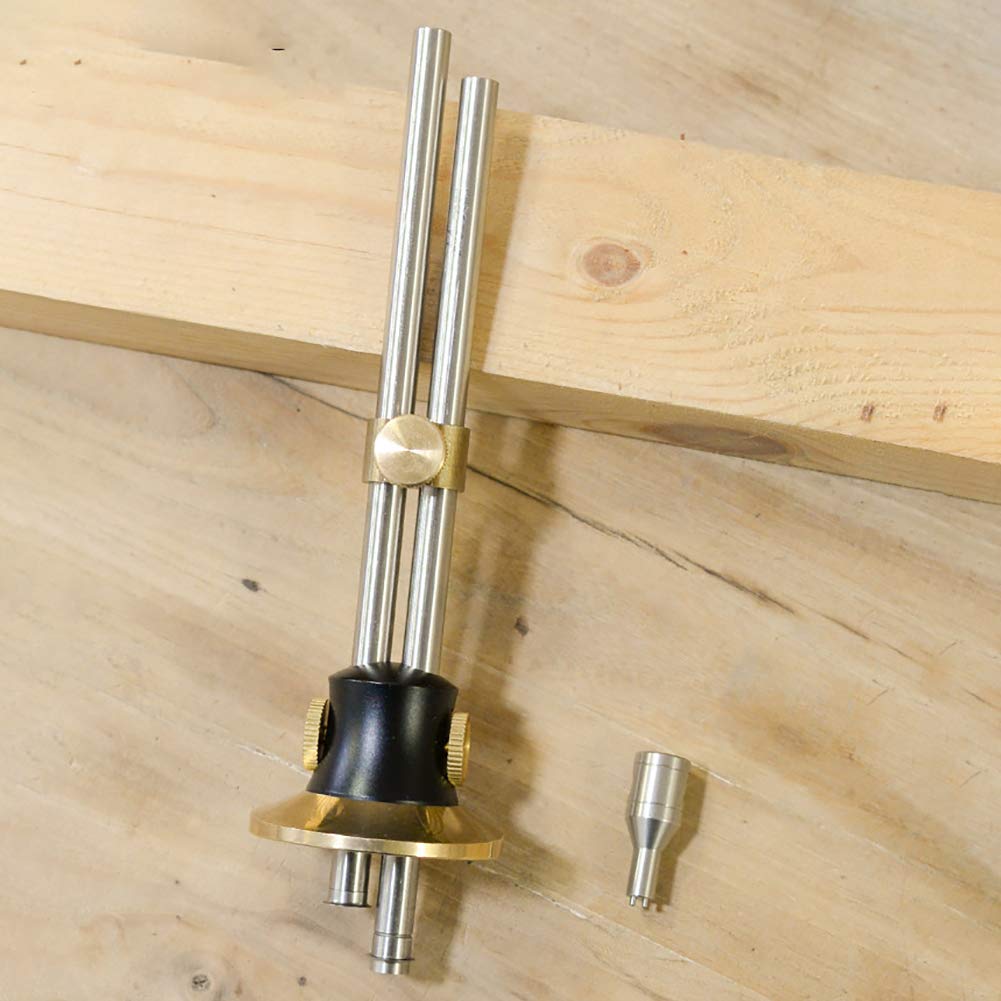 Marcador de cola de milano de doble eje para carpintería con equipo automático de dibujo de líneas y regla de trazado, herramienta de marcado de madera