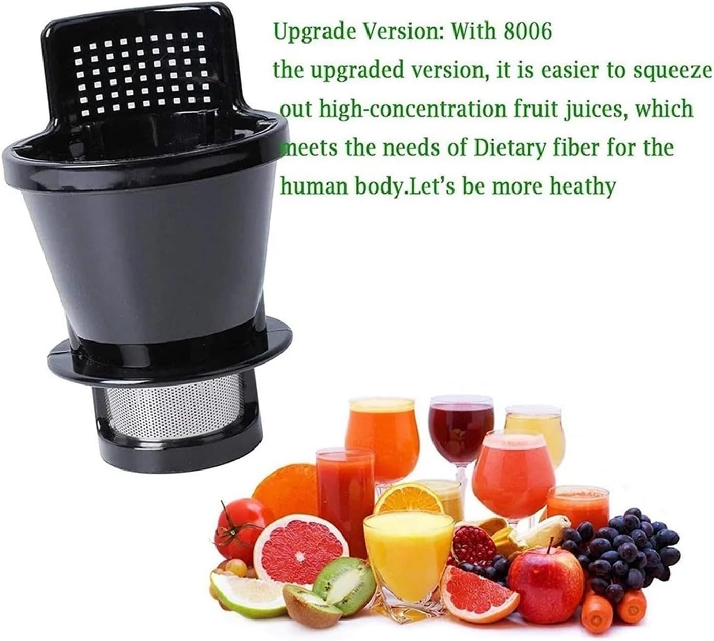 Juicer Replacement Parts Accessories, Compatible For Omegae，for 8006 8005 8004 8003 NC900 Slow Masticating