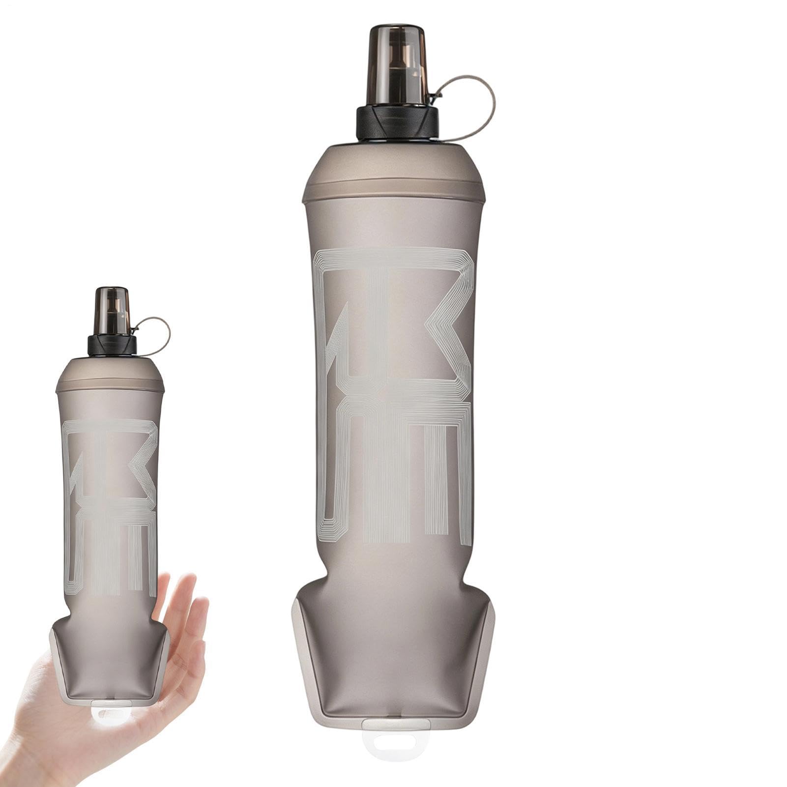 Botella blanda 500 ml plegable y antigoteo apta para contacto alimentario