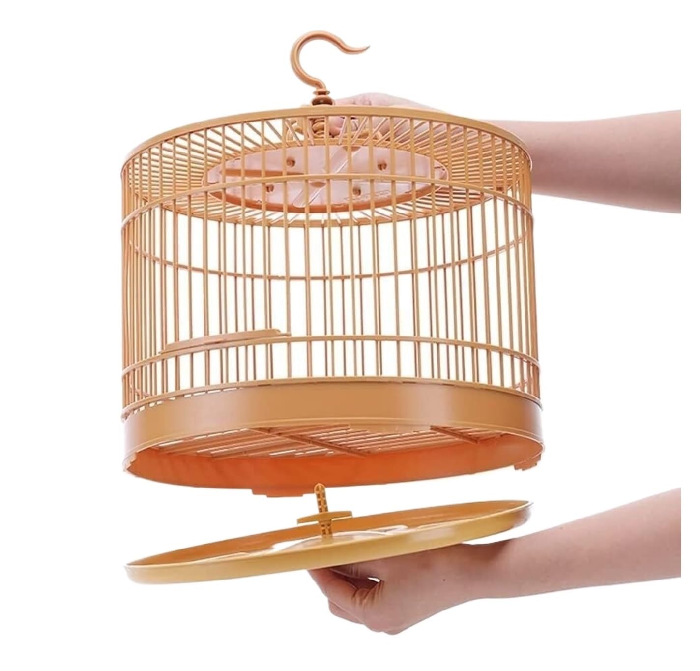 Gabbia per uccelli Gabbia Canarini Trasportini Per Uccelli Rotondi Appesi Gabbie Per Creative Prodotti Per Animali Domestici Retrò Gabbia Di Volo Per Patio Nel Cortile Voliera Robusta