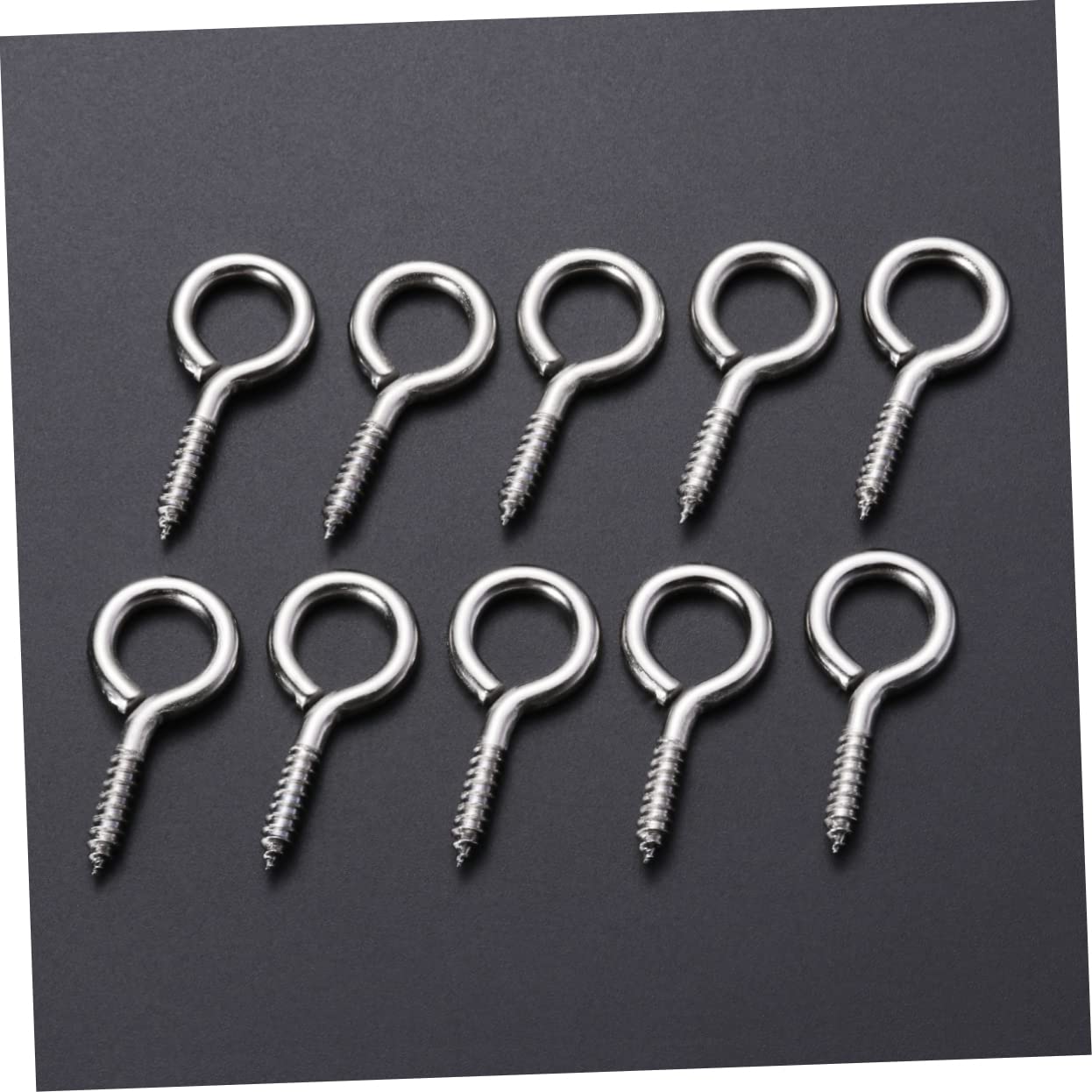 ORFOFE 25pcs Silver Screw for Jewelry Making Threaded Peg Bails for Crafts Bolts for Art Projects and Corked Bottle Charms