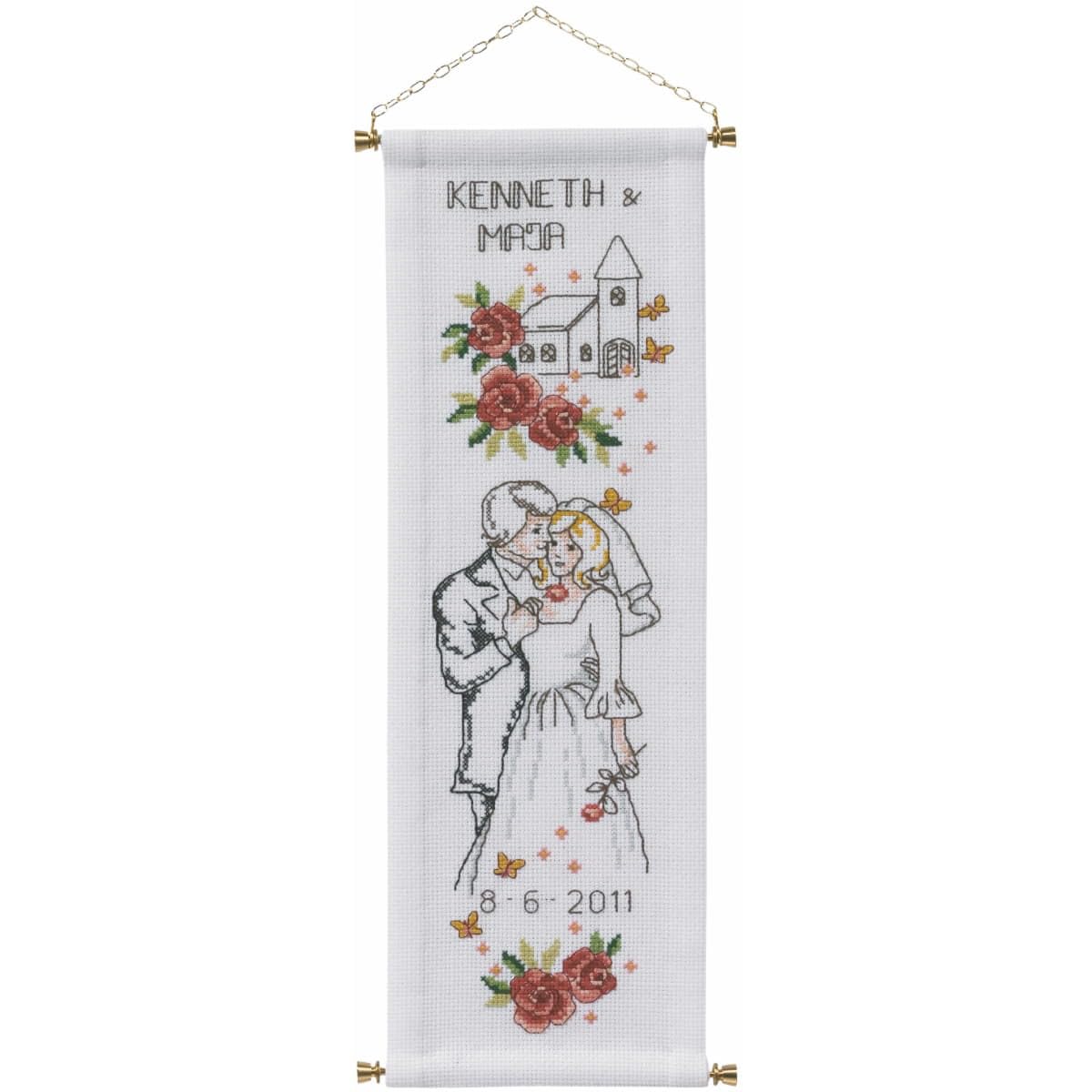Permin Counted Cross Stitch Kit Wedding