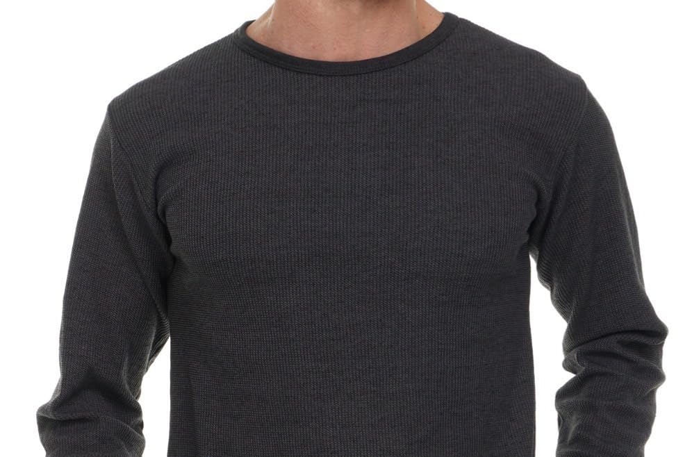 BILLIONHATS 2 Piece Thermal Sets for Men, Base Layer Long Johns Underwear, Top & Bottom, Cotton, Solid Colors2