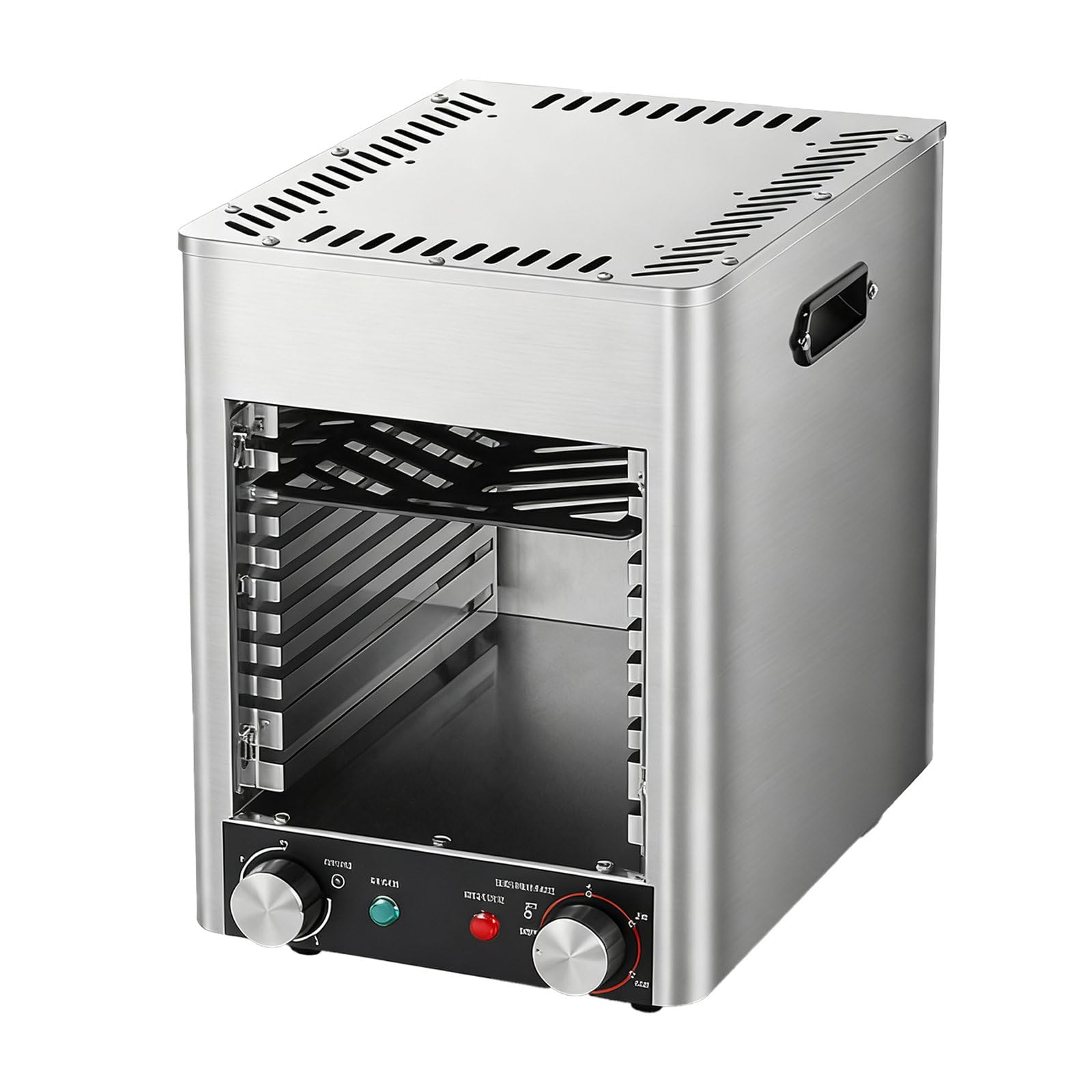 Horno para Carnes, 1700 W, Calentamiento Cerámico PTC, Cuerpo De Acero Inoxidable, Ideal para Carnes (Res, Cordero, Cerdo, Pollo, Verduras Y Mariscos).