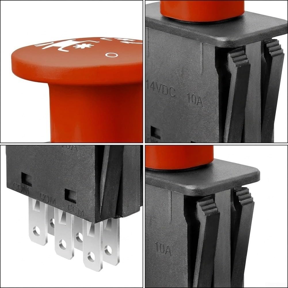 Interruptor para pto 10A para Cortacésped MZT52 MZT61 PZT Interruptor