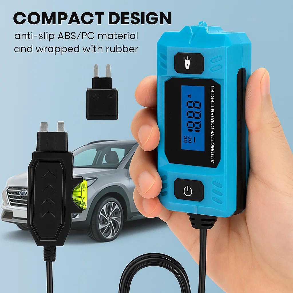 Automotive Circuit Fault Probe Tester – High-Accuracy Automotive Circuits Fault Finder with Backlit Display, Fast Plug-and-Play Automotives Circuit Fuse Tester for Cars, Trucks (1PC)