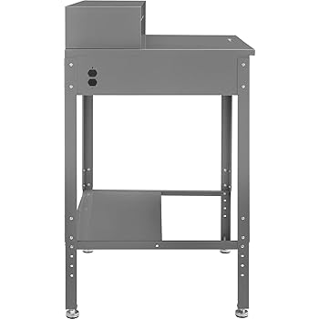 Global Industrial Flat Surfaced Shop Desk with Pigeonhole