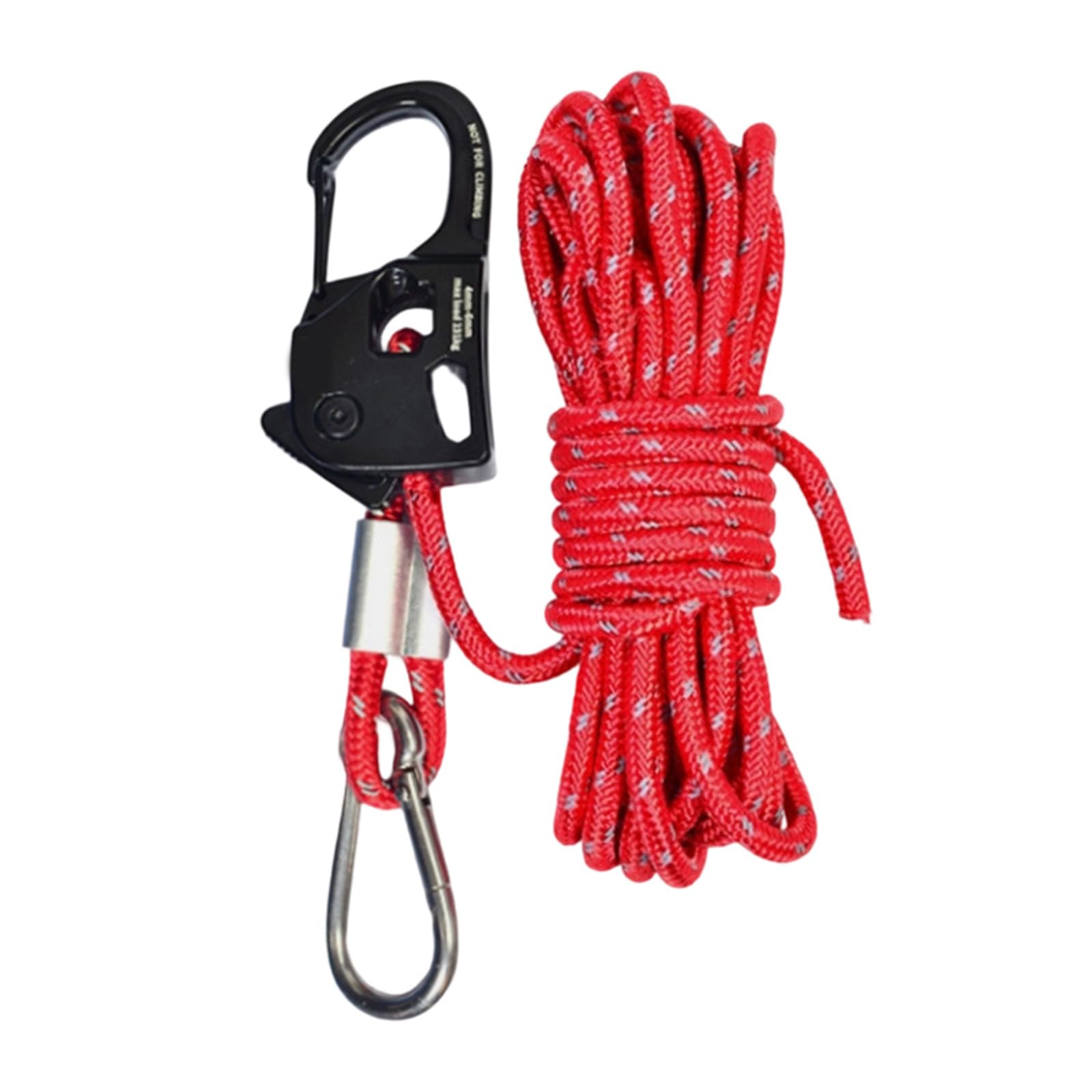 Aluminum Alloy Tent Guyline Tensioner Rope Adjuster Tightener for Camping Equipment Suitable for 4-6mm Rope Easy to Use Tent Tightener