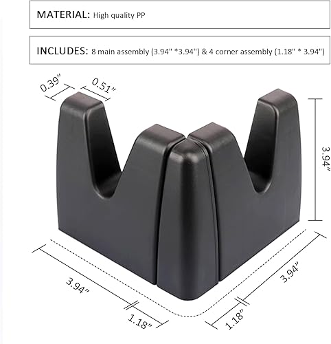 Miniatura 6 de Paquete de 2 divisores ajustables para maletero, organizador de almacenamiento automotriz, organizador de comestibles para automóvil, ahorro de