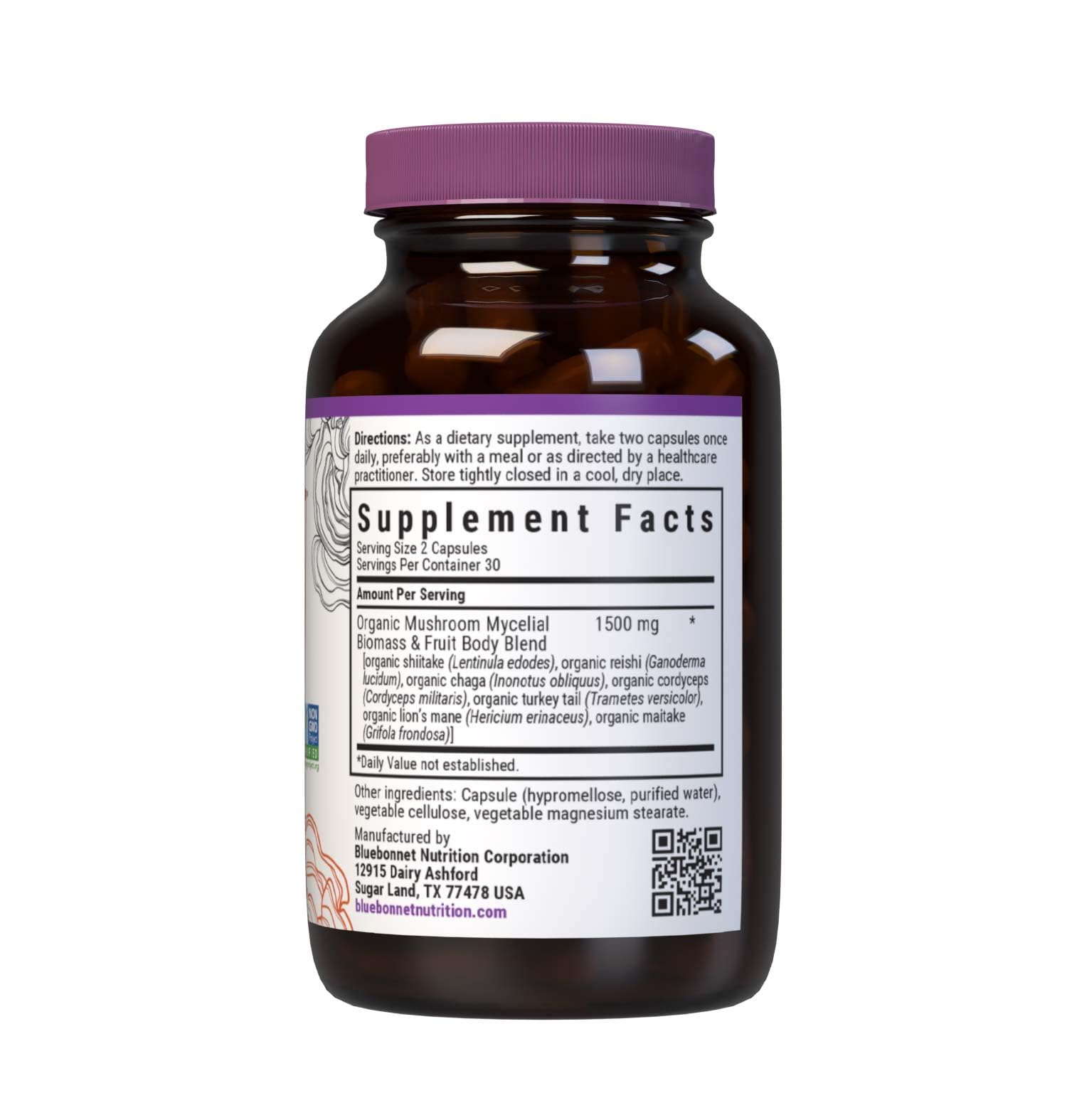 BlueBonnet Nutrition Myco-7 Mushroom Defense, 60 Vegetable Capsules — Amazon image 2